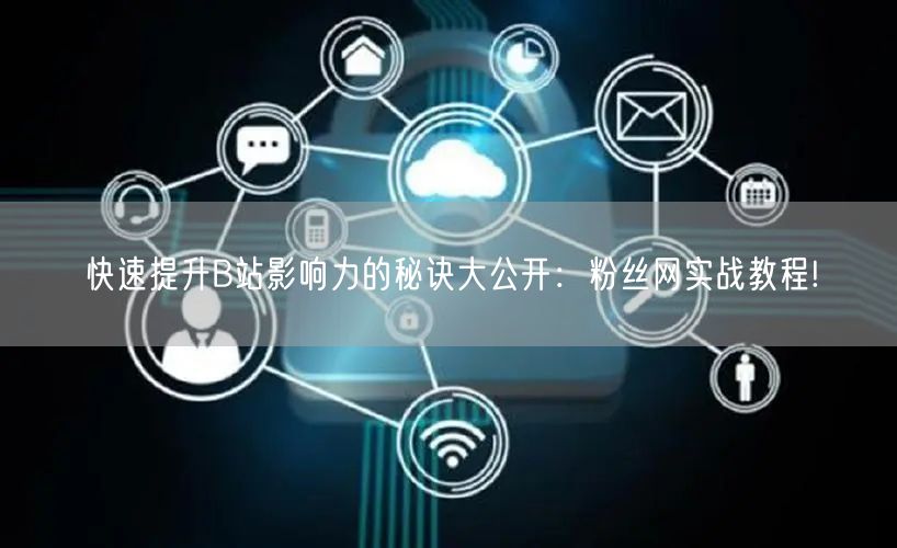 快速提升B站影响力的秘诀大公开：粉丝网实战教程!